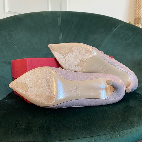 Authentic Valentino Rockstud 85 Pumps Blush in 38.5 - Picture 3 of 10